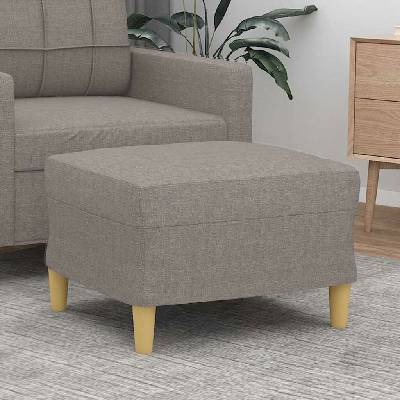 vidaXL Podnožka 60 x 50 x 41 cm textil [349266] taupe