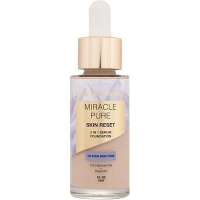 Makeup Max Factor Miracle Pure Skin Reset 2in1 Serum Foundation 10-30 Fair 30 ml
