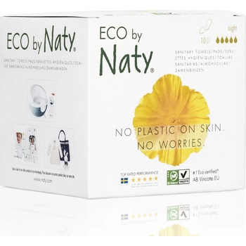 Naty Eco dámske vložky nočné 10 ks