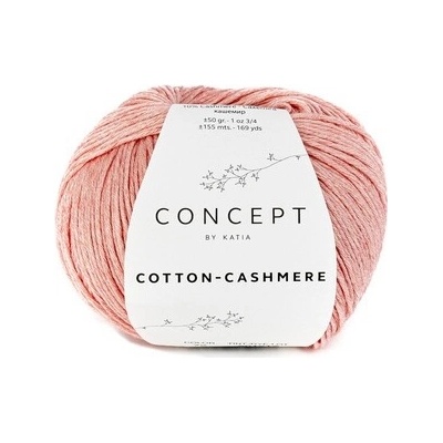 COTTON-CASHMERE Katia Farby COTTON-CASHMERE: 72 lososová