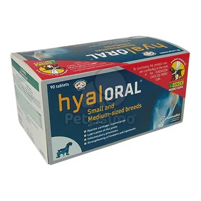 Vetri-Care Hyaloral допълнителна храна за малки и средни кучета 90 бр