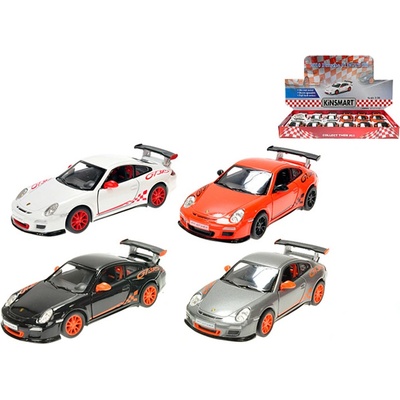 KINSMART Auto modelPORSCHE 911 GT3 RS 2010 kov PB barvy 19118 1:36