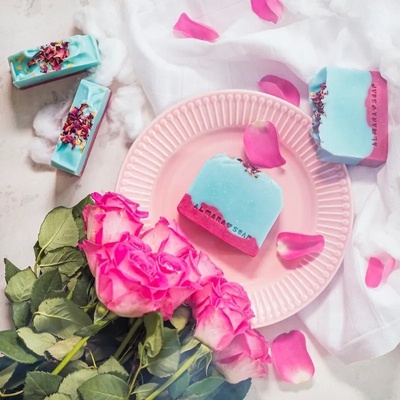 Almara Soap prírodné tuhé mydlo Wild rose 100 g