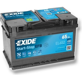 Exide Start-Stop EFB 12V 65Ah 650A EL652