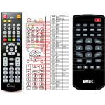 GENERAL EMTEC MOVIE CUBE K220 - съвместимо дистанционно управление на марката General (MOVIE CUBE K220) Дистанционно