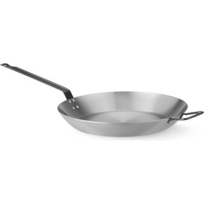 HENDI Lyontová pánev Se 2 rukojeťmi 360 x 140mm Kulatý Ocelová pánev s pr. 360 mm