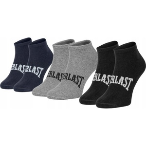 Everlast Комплект от три - чорапи Everlast до глезена многоцветни Everlast | Cheren Sin Siv Mnogotsveten | МЪЖЕ | S