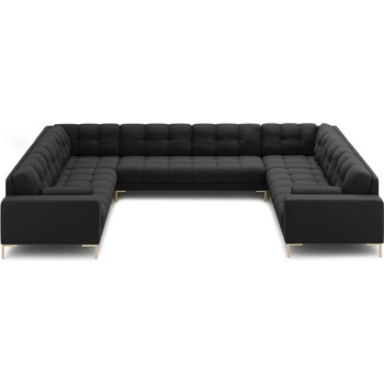 Cosmopolitan Design Тъмносив ъглов диван ("U" форма) Bali - Cosmopolitan Design (COS_UC_170_E1_BALI4)