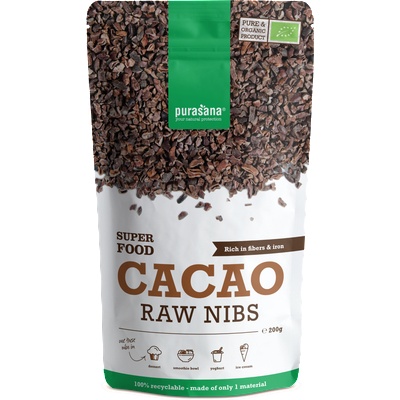 Purasana Счукани какаови зърна bio - 200 г