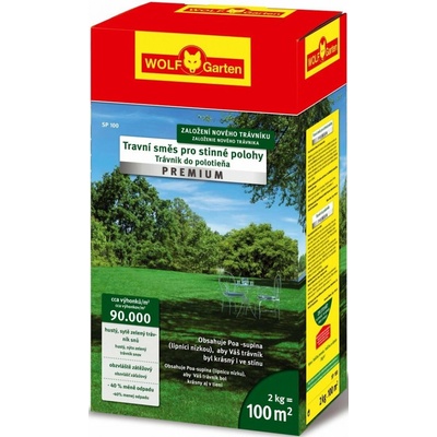 WOLF-Garten Trávne osivo SP 100 TRÁVNIK DO TIEŇA PREMIUM