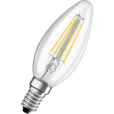 OSRAM LED stmievateľná žiarovka E14 4W 2700K B40 číra, teplá biela