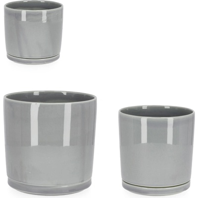 Bizzotto ДЕКОРАТИВНА САКСИЯ 3БР. eliza СИВА (0143172)