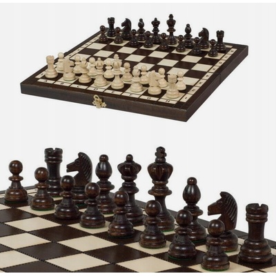 OLYMPIJSKÉ ŠACHY 345X345 Dřevěné šachy Sunrise Chess & Games