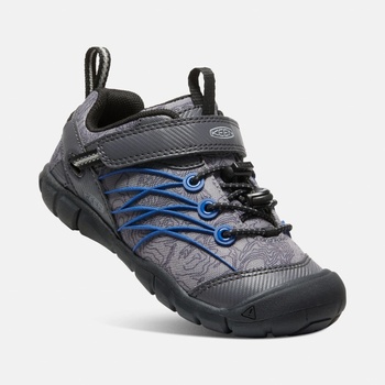 Keen outdoorové boty Chandler CNX C Black/bright cobalt 1026306 šedá