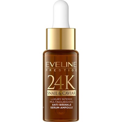 Eveline Cosmetics 24K Snail & Caviar серум против бръчки с екстракт от охлюв 18ml