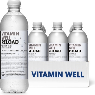 Vitamin Well Reload citron a limetka 0,5 l