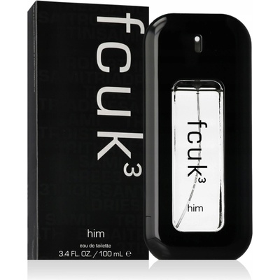 Fcuk Fcuk 3 toaletní voda pánská pánská 100 ml