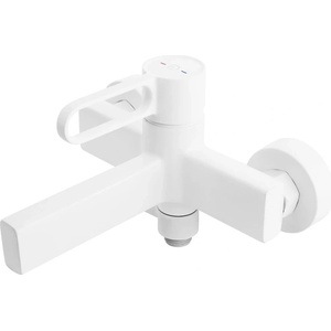 FDesign Смесител за вана и душ FDesign Zaffiro едноръкохватков матово бял (FD1-ZFR-1-33)