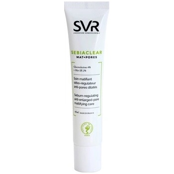 SVR Sebiaclear Mat+Pores matující fluid na regulaci kožního mazu Sebum-Regulating Anti-Enlarged-Pore Mattifying Care 40 ml