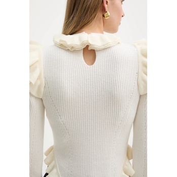 TWINSET Пуловер с вълна Twinset в бежово 252TS3020 (252TS3020)