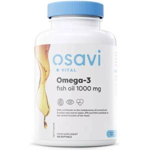 Osavi Omega-3 Fish Oil, 1000 mg, 120 гел капсули, Osavi
