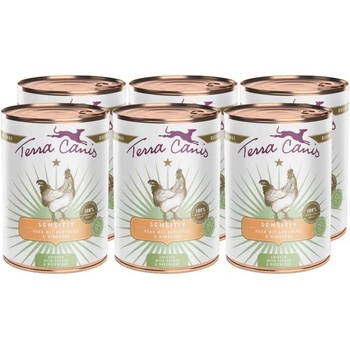 Terra Canis Sensitive Пиле с картофи и малини 6 x 400 г