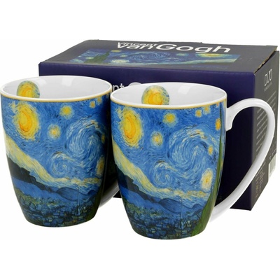 Duo Porcelánový hrnček Van Gogh Starry Night 2 x 350 ml