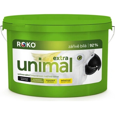 Rokospol Roko Unimal extra professional zářivě bílá malířská barva Hmotnost: 15 kg