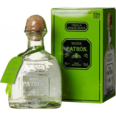 Patrón Silver Tequila 40% 1 l (karton)