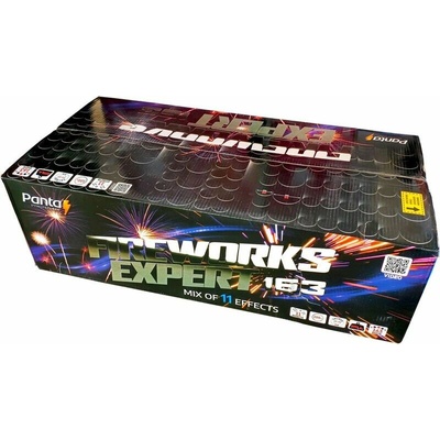 Zostavený ohňostroj firewor ks expert 163 rán 30 50 mm