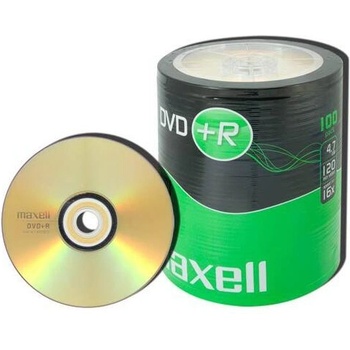 Maxell DVD+R MAXELL, 4, 7 GB, 16x, 100 бр (ML-DDVD-plusR4.7-100SH)