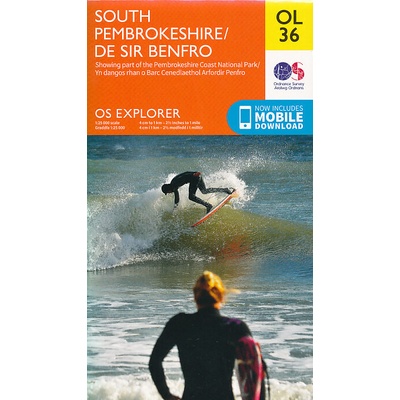 mapa South Pembrokeshire (Wales) 1:25 t.