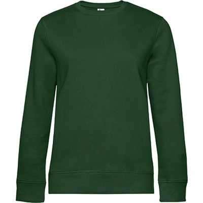 B&C Unisex mikina cez hlavu WW01Q Bottle Green