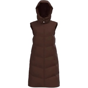 PIECES Потник Pieces Jamilla Long Vest - Brown (Chicory Coffee)
