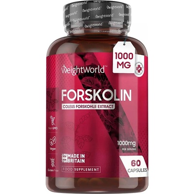 WeightWorld Здравословно отслабване - Форсколий 1 g, 60 капсули - Forskolin (113844 WW)