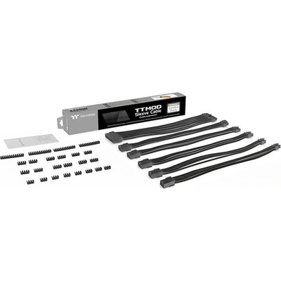 Thermaltake комплект удължителни кабели TtMod Sleeve Cable Black (AC-052-CN1NAN-A3)