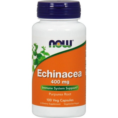 Now Foods Echinacea Třapatka 400 mg 100 rostlinných kapslí