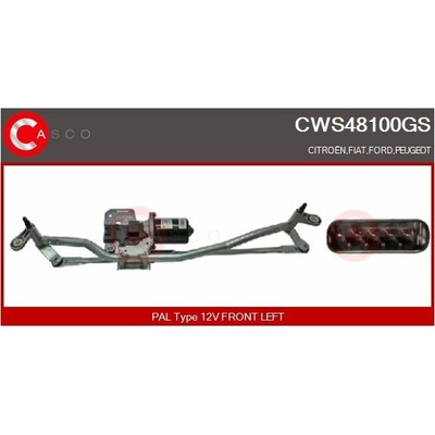 Systém čistenia skiel CASCO Genuine CWS48100GS