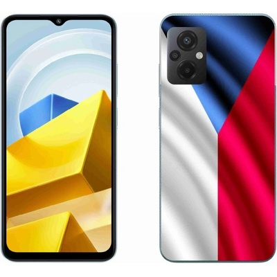 Pouzdro mmCase Gelové Xiaomi Poco M5 4G - česká vlajka