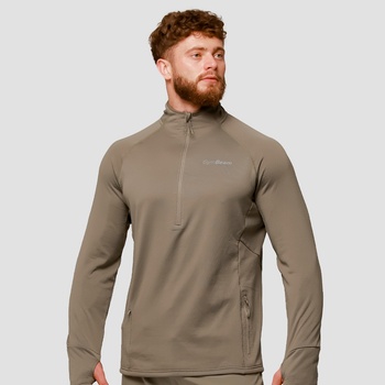 GymBeam Pulse 1/2 Zip Running суитчър Vetiver L