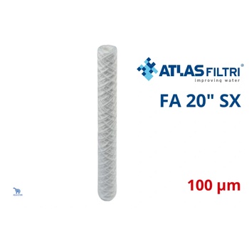 Atlas Filtri Atlas FA 20 SX 100 mcr Патрон намотана нишка 20" (RE5117419)