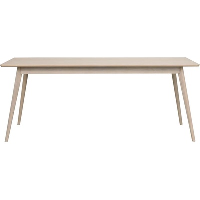 Rowico Home Obdélníkový jídelní stůl YUMI Whitewash 190 x 90 cm světle hnědá 119220