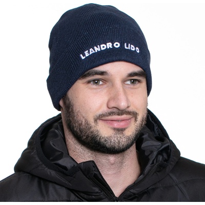Leandro Lido Callata beanie winter Hat navy