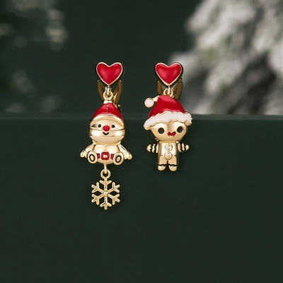 Éternelle vánoční Merry Christmas klipsa E1384/MCK zlatá