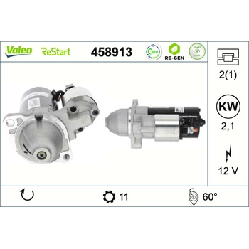 Štartér VALEO 458913