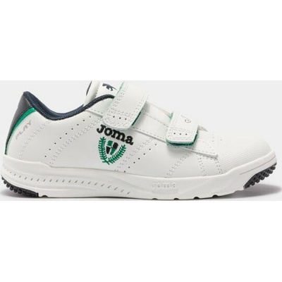 Joma detské tenisky PLAY JR 2115 WHITE NAVY GREEN