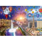 Schmidt Spiele - Puzzle Lars Stewart - Las Vegas - Night and Day - 1 000 piese