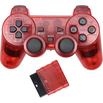 PSko Drátový ovladač pro PS1 a PS2 červený E10082