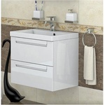 Triano Шкаф с мивка ФРЕЯ 60 cm бял PVC (73588)