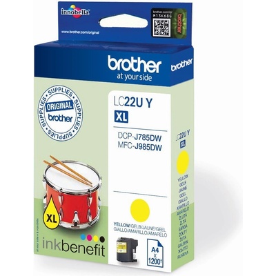Brother LC-22U Y - originálny